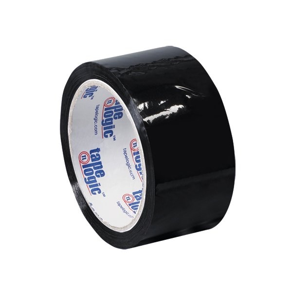 Tape Logic 2'' x 55 yds. Black Tape Logic Carton Sealing Tape, 18PK T90122BK18PK - main